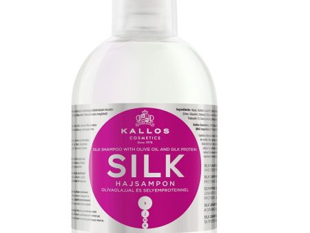 KJMN Silk Shampoo szampon do włosów z oliwą z oliwek i proteinami jedwabiu 1000ml For Discount