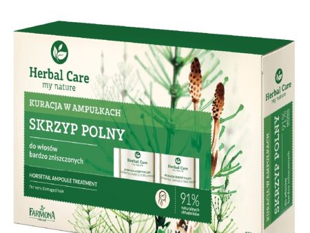 Herbal Care Skrzyp Polny kuracja w ampułkach do włosów bardzo zniszczonych 5x5ml on Sale