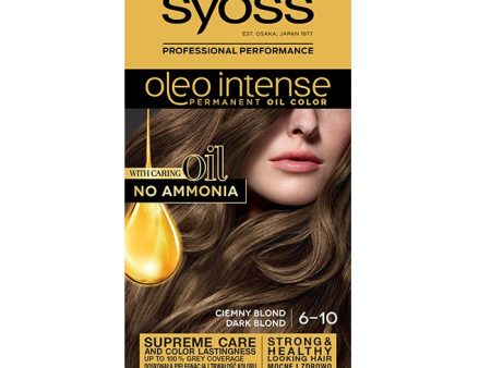 Oleo Intense farba do włosów trwale koloryzująca z olejkami 6-10 Ciemny Blond Supply