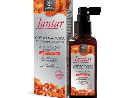 Jantar Moc Bursztynu odżywka-wcierka do skóry głowy i włosów zniszczonych 100ml For Discount