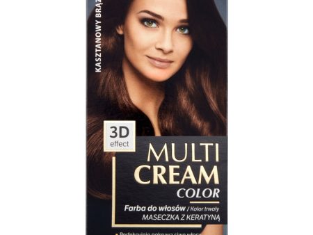 Multi Cream Color farba do włosów 38 Kasztanowy Brąz For Cheap