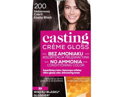 Casting Creme Gloss farba do włosów 200 Hebanowa Czerń Cheap