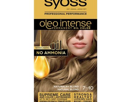 Oleo Intense farba do włosów trwale koloryzująca z olejkami 7-10 Naturalny Blond Supply