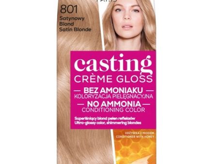 Casting Creme Gloss farba do włosów 801 Satynowy Blond Online Hot Sale