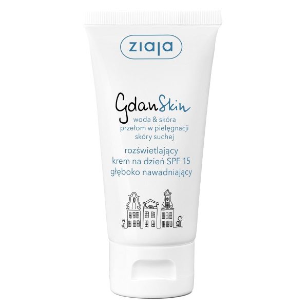 GdanSkin rozświetlający krem na dzień głęboko nawadniający SPF15 50ml Online Sale