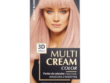 Multi Cream Color farba do włosów 31.5 Różany Blond Hot on Sale