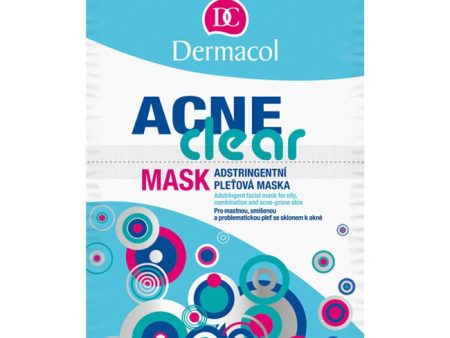 AcneClear Mask maseczka oczyszczająca do twarzy 2X8g For Discount