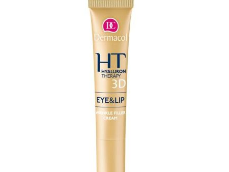 Hyaluron Therapy 3D Eye & Lip Wrinkle Filler Cream krem remodelujący okolice oczu i ust 15ml Sale