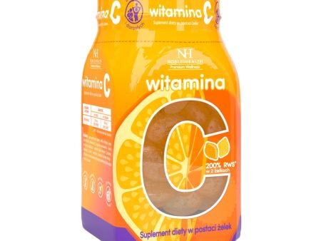 Premium Wellness witamina C suplement diety w postaci żelek 300g For Cheap