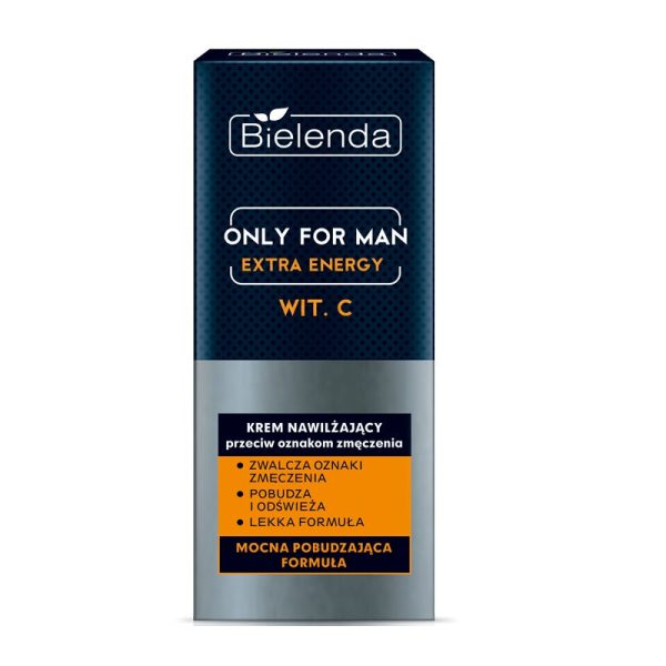 Only For Man Extra Energy nawilżający krem przeciw oznakom zmęczenia 50ml on Sale