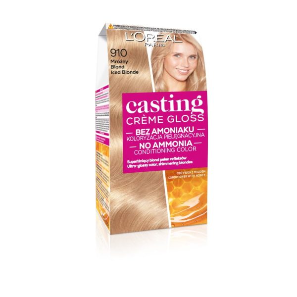 Casting Creme Gloss farba do włosów 910 Mroźny Blond Online Hot Sale