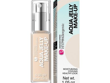 HypoAllergenic Aqua Jelly Make-Up hypoalergiczny podkład nawilżająco-matujący o konsystencji galaretki 02 Light Sand Beige 30g Online now