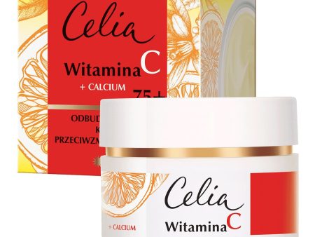 Witamina C odbudowujący krem przeciwzmarszczkowy na dzień i na noc 75+ 50ml Cheap