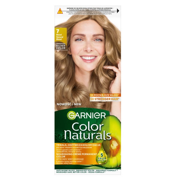 Color Naturals odżywcza farba do włosów 7 Blond For Cheap