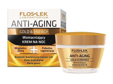 Anti-Aging Gold & Energy wzmacniający krem na noc 50ml Hot on Sale