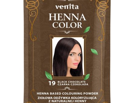 Henna Color ziołowa odżywka koloryzująca z naturalnej henny 19 Czarna Czekolada Supply