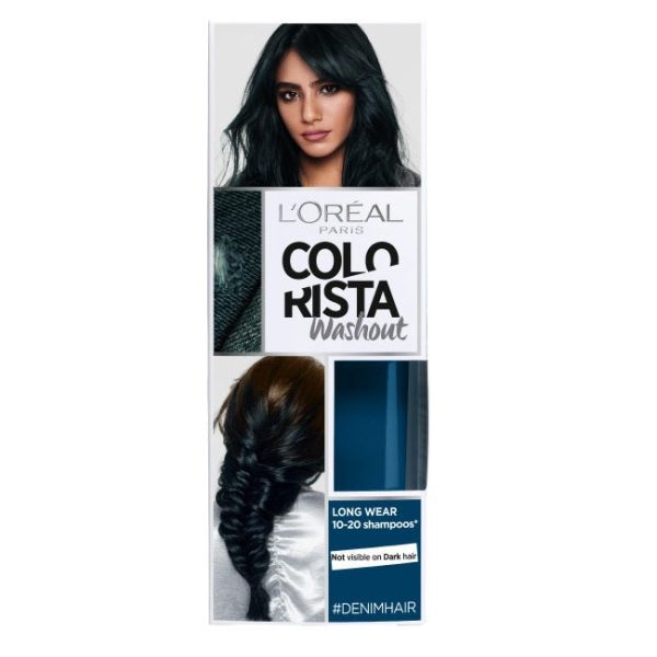 Colorista Washout zmywalna farba do włosów #DENIMHAIR Hot on Sale