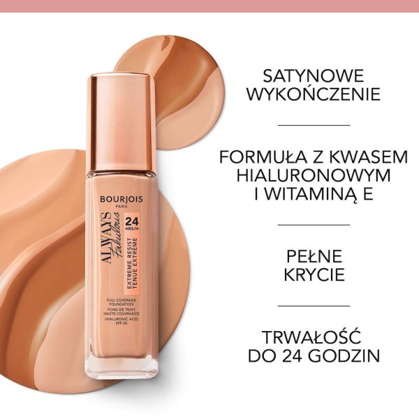 Always Fabulous Extreme Resist Foundation SPF20 kryjący podkład do twarzy 210 Vanilla 30ml Fashion