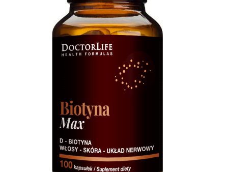 Biotyna Max D-Biotyna 5mg suplement diety 100 tabletek Sale