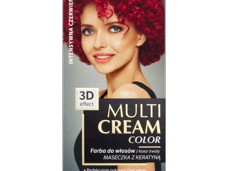 Multi Cream Color farba do włosów 34 Intensywna Czerwień on Sale