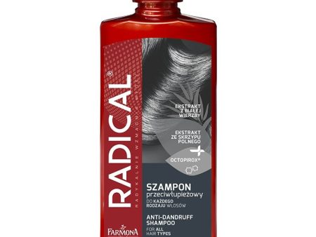 Radical szampon przeciwłupieżowy każdy rodzaj włosów 400ml Supply