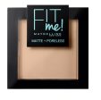 Fit Me Matte Poreless Pressed Powder puder matujący do twarzy w kompakcie 120 Classic Ivory 9g Cheap