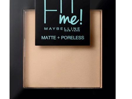 Fit Me Matte Poreless Pressed Powder puder matujący do twarzy w kompakcie 120 Classic Ivory 9g Cheap