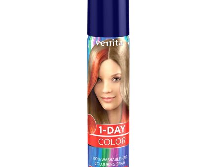 1-Day Color koloryzujący spray do włosów Czerwona Iskra 50ml Hot on Sale