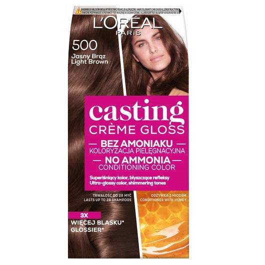 Casting Creme Gloss farba do włosów 500 Jasny Brąz For Cheap