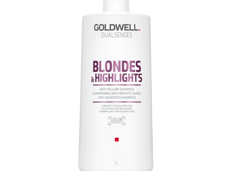 Dualsenses Blondes & Highlights Anti-Yellow Shampoo szampon do włosów blond neutralizujący żółty odcień 1000ml For Cheap