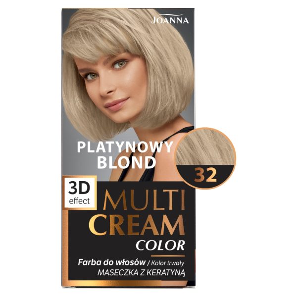 Multi Cream Color farba do włosów 32 Platynowy Blond Online Sale