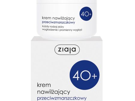 Krem nawilżający przeciwzmarszczkowy 40+ każdy rodzaj skóry 50ml Discount