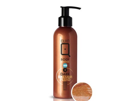 Quin BB Body Shine Balsam-Fluid balsam nadający efekt naturalnej opalenizny 3 Dark 200ml Sale