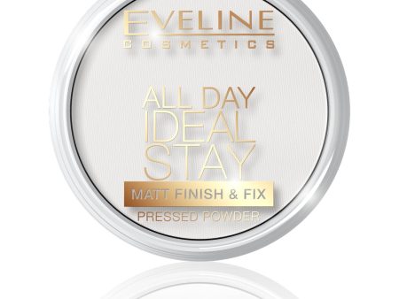 All Day Ideal Stay Matt Finish&Fix Pressed Powder matująco-utrwalający puder do twarzy 60 White 12g Discount