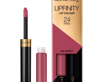 Lipfinity Lip Colour dwufazowa pomadka w płynie o długotrwałym efekcie 55 Sweet For Discount