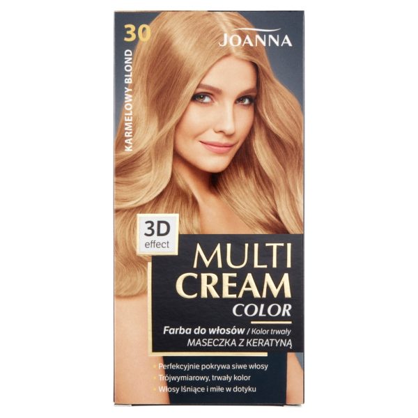 Multi Cream Color farba do włosów 30 Karmelowy Blond Sale