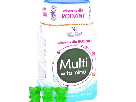 Premium Wellness witaminy dla rodziny suplement diety w postaci żelek 300g Sale