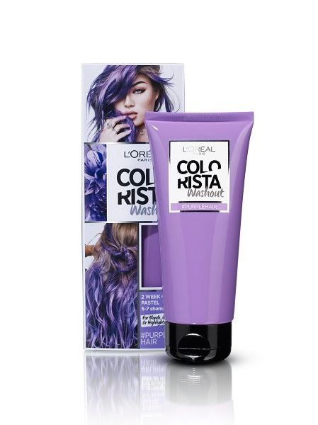 Colorista Washout zmywalna farba do włosów #PURPLEHAIR Discount