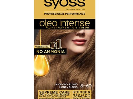 Oleo Intense farba do włosów trwale koloryzująca z olejkami 8-60 Miodowy Blond Cheap