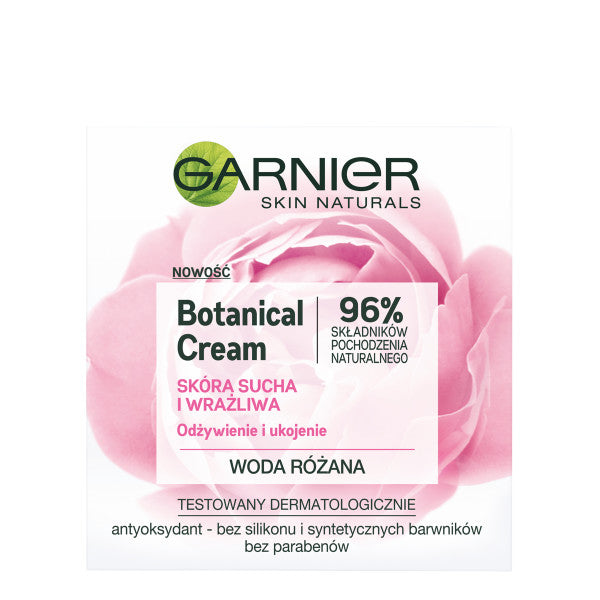 Botanical Cream odżywczy krem dla skóry suchej i wrażliwej Woda Różana 50ml For Sale