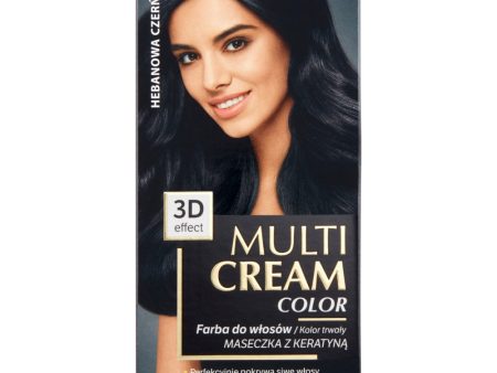 Multi Cream Color farba do włosów 42 Hebanowa Czerń Online Hot Sale