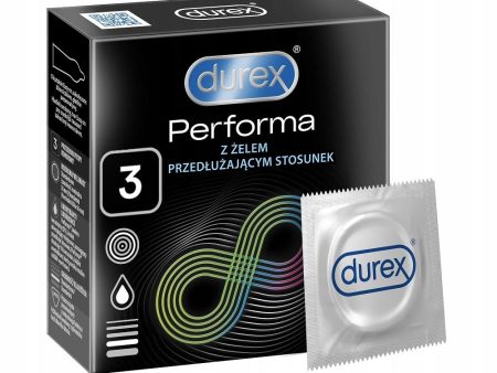 Durex prezerwatywy Preforma 3 szt opóźniające wytrysk Fashion