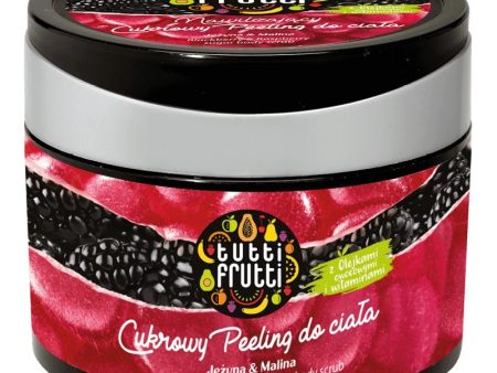 Tutti Frutti cukrowy peeling do ciała Jeżyna & Malina 300g Sale