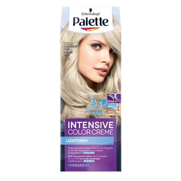 Intensive Color Creme Lightener farba do włosów w kremie 10-2 (A10) Ultrapopielaty Blond Supply