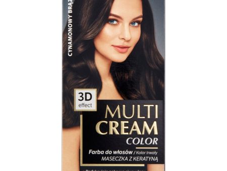 Multi Cream Color farba do włosów 40 Cynamonowy Brąz Supply