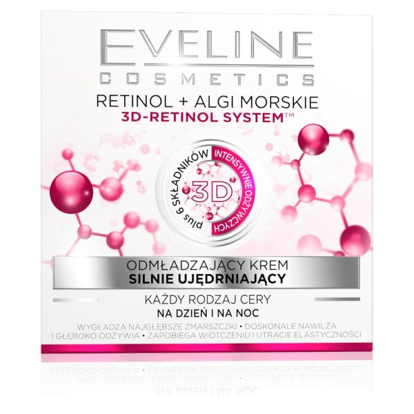 Retinol+ Algi Morskie odmładzający krem silnie ujędrniający dzień noc  50ml For Discount