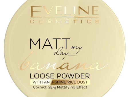 Matt My Day Banana Loose Powder korygująco-matujący sypki puder do twarzy 6g Online now