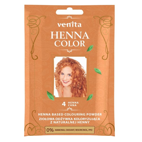 Henna Color ziołowa odżywka koloryzująca z naturalnej henny 4 Henna Chna Online