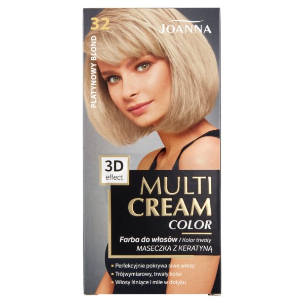 Multi Cream Color farba do włosów 32 Platynowy Blond Online Sale