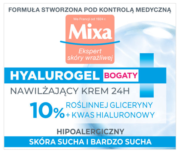 Hyalurogel bogaty krem intensywnie nawilżający 50ml Online now